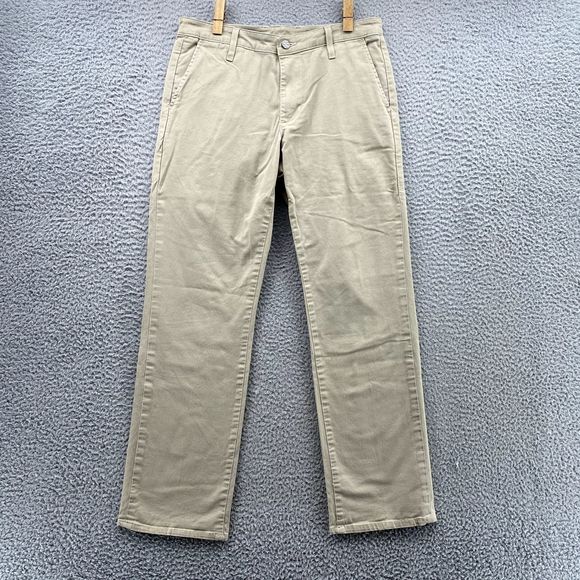 AG Adriano Goldschmied Pants Adult 30R x 28 Slim Khaki Stretch Twill Casual Mens - Picture 1 of 14